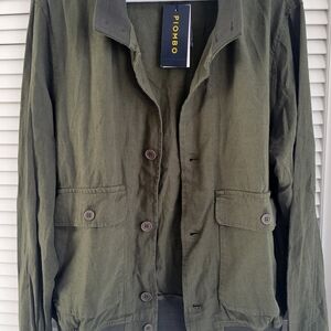 Piombo Men's Olive Jacket